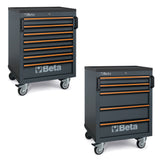 Beta C45PRO 2.0 C5 & C7 — Mobile Roller Cabinets (5-Drawer & 7-Drawer)