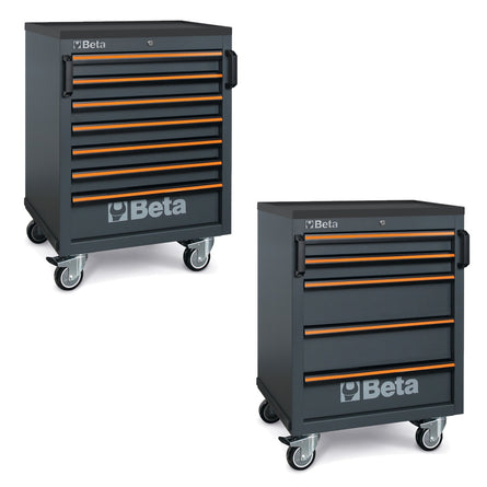 Beta C45PRO 2.0 C5 & C7 — Mobile Roller Cabinets (5-Drawer & 7-Drawer)