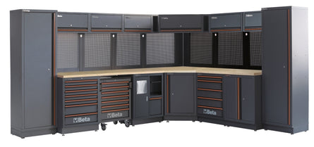 Beta C45 Pro 2.0 D Workshop Combo Set – Complete Modular Storage (DX Stainless Steel / DW Wood Options)