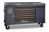 Beta C45PRO 2.0 MWS — Work Station Roller Cabinet with 7 Drawers & Integrated Waste Bin