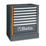 Betarsc55 Fixed Module With Seven Drawers For Workshop Equipment Combination - C55M7