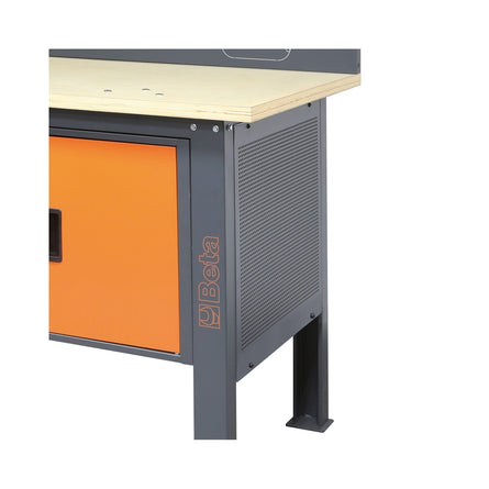 Beta Perforated Side Panel For Modular Workbenches 560 X 25 X 545 Mm - C58PFL