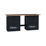 Beta Endurance Workbench With 2 Cabinets And 12 Drawers - C59B - C59B - C59B-O