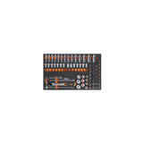 Beta Soft Thermoformed Tray With 75-Piece 1/2In Socket And Driver Assortment - M120