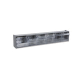 Beta Wall-Mounted Smallwares Holder With 6 Tote Trays - C55PFA-0,8 - PM/6C