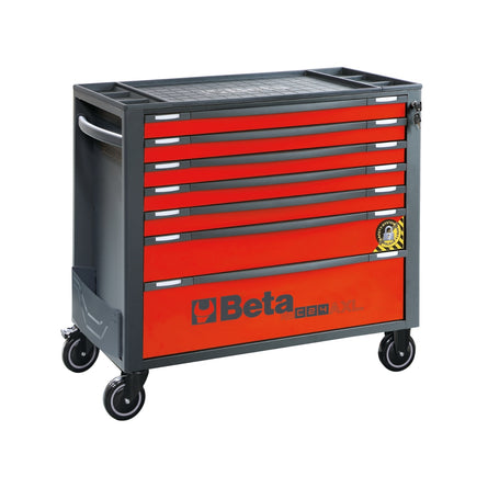 Beta Mobile roller cab with 7 drawers, with anti-tilt system, long model - RSC24AXL/7 - RSC24AXL/7-O