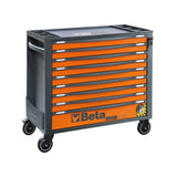Beta Mobile roller cab with 9 drawers, with anti-tilt system, long model - RSC24AXL/9 - RSC24AXL/9-O