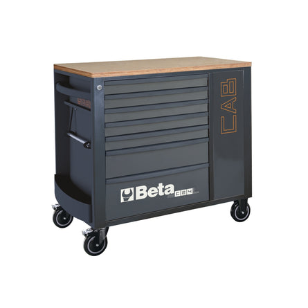 Beta Mobile Roller Cab With 7 Drawers And Side Tool Cabinet - RSC24L-CAB - RSC24L-CAB/O