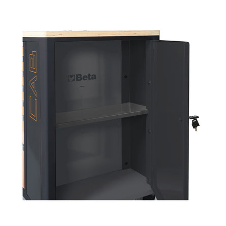 Beta Mobile Roller Cab With 7 Drawers And Side Tool Cabinet - RSC24L-CAB - RSC24L-CAB/O