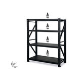 Beta Wide-Span Basic Shelving Unit With 4 Shelves - S4CB