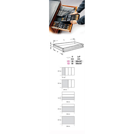 Beta Empty Thermoformed Tray T73 - T73 - TV73