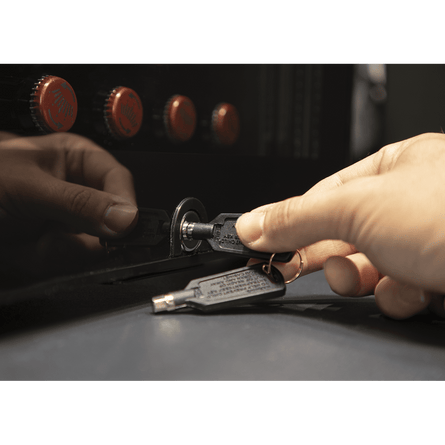 Baridi 50L Table Top Beer & Drinks Mini Fridge 3 - 10°C, Light, Black & Glass - DH12 - DH12 - Sealey Tools UK - Workshop Tool Storage