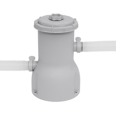 Dellonda 15ft 450cm Round Garden Kids Paddling Swimming Pool & Pump Grey Rattan - DL18 - DL18 - Sealey Tools UK - Workshop Tool Storage