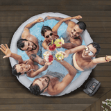 Dellonda 2 - 4 Person Inflatable Hot Tub Spa with Smart Pump - Rattan Effect - DL90 - DL90 - Sealey Tools UK - Workshop Tool Storage