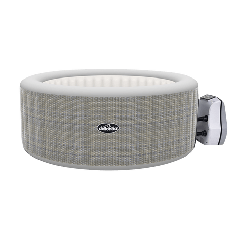 Dellonda 2 - 4 Person Inflatable Hot Tub Spa with Smart Pump - Rattan Effect - DL90 - DL90 - Sealey Tools UK - Workshop Tool Storage