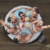 Dellonda 2 - 4 Person Inflatable Hot Tub Spa with Smart Pump - Wood Effect - DL88 - DL88 - Sealey Tools UK - Workshop Tool Storage