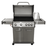 Dellonda 4+1 Burner Deluxe Gas BBQ Grill, Stainless Steel, Side Burner, Ignition - DG17 - DG17 - Sealey Tools UK - Workshop Tool Storage