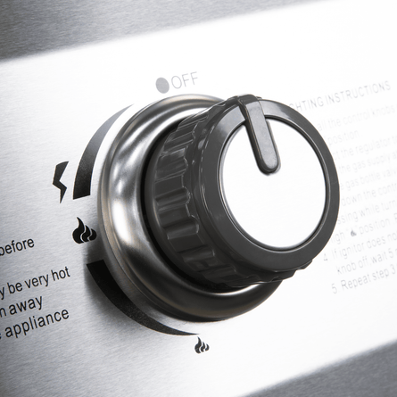 Dellonda 4+1 Burner Deluxe Gas BBQ Grill, Stainless Steel, Side Burner, Ignition - DG17 - DG17 - Sealey Tools UK - Workshop Tool Storage