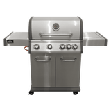 Dellonda 4+1 Burner Deluxe Gas BBQ Grill, Stainless Steel, Side Burner, Ignition - DG17 - DG17 - Sealey Tools UK - Workshop Tool Storage