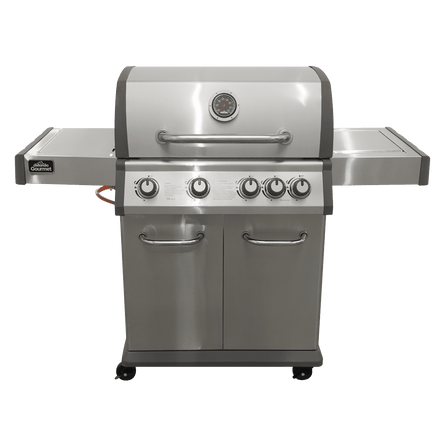 Dellonda 4+1 Burner Deluxe Gas BBQ Grill, Stainless Steel, Side Burner, Ignition - DG17 - DG17 - Sealey Tools UK - Workshop Tool Storage