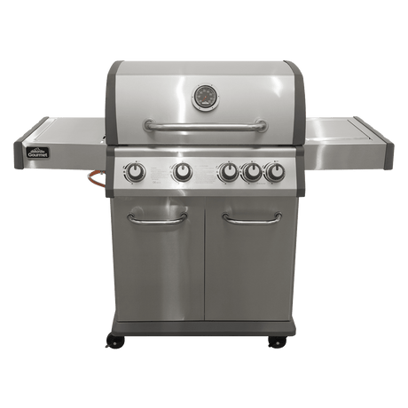 Dellonda 4+1 Burner Deluxe Gas BBQ Grill, Stainless Steel, Side Burner, Ignition - DG17 - DG17 - Sealey Tools UK - Workshop Tool Storage