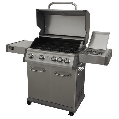 Dellonda 4+1 Burner Deluxe Gas BBQ Grill, Stainless Steel, Side Burner, Ignition - DG17 - DG17 - Sealey Tools UK - Workshop Tool Storage