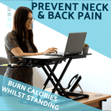 Dellonda DH14 Dellonda 71cm Height - Adjustable Standing Desk Riser - DH14 - Sealey Tools UK - Workshop Tool Storage