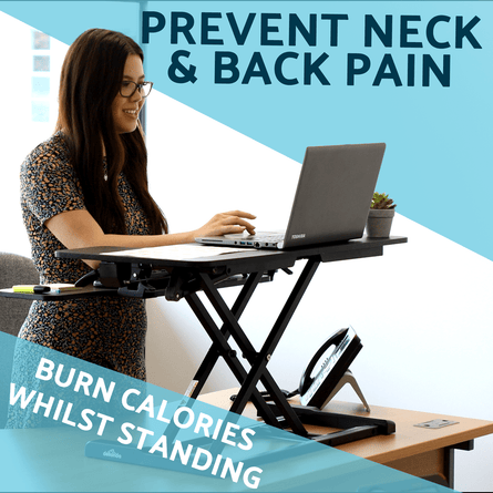 Dellonda DH14 Dellonda 71cm Height - Adjustable Standing Desk Riser - DH14 - Sealey Tools UK - Workshop Tool Storage