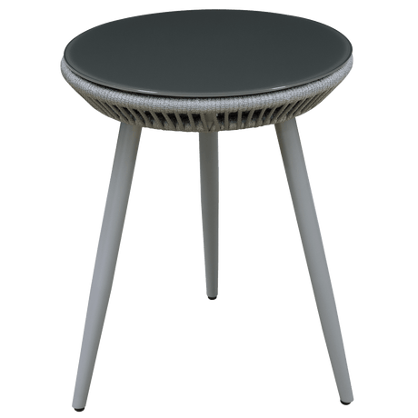 Dellonda Echo 3 Piece Aluminium Balcony Set with Tempered Glass Top - DG58 - DG58 - DG58 - Sealey Tools UK - Workshop Tool Storage