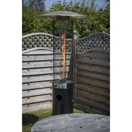 Dellonda Gas Patio Heater 13kW for Commercial & Domestic Use, Black - DG124 - DG124 - Sealey Tools UK - Workshop Tool Storage