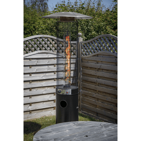 Dellonda Gas Patio Heater 13kW for Commercial & Domestic Use, Black - DG124 - DG124 - Sealey Tools UK - Workshop Tool Storage