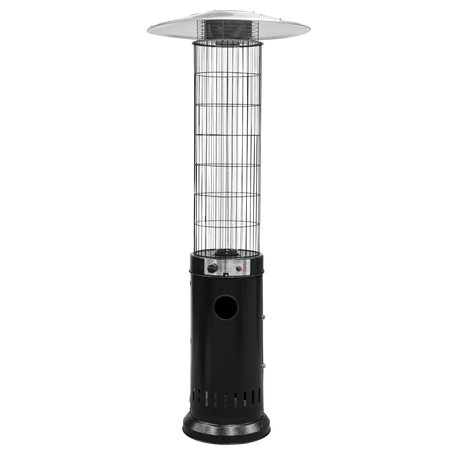 Dellonda Gas Patio Heater 13kW for Commercial & Domestic Use, Black - DG124 - DG124 - Sealey Tools UK - Workshop Tool Storage