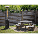 Dellonda Gas Patio Heater 13kW for Commercial & Domestic Use, Black - DG124 - DG124 - Sealey Tools UK - Workshop Tool Storage