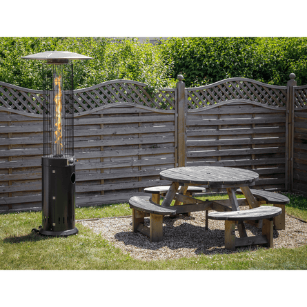Dellonda Gas Patio Heater 13kW for Commercial & Domestic Use, Black - DG124 - DG124 - Sealey Tools UK - Workshop Tool Storage