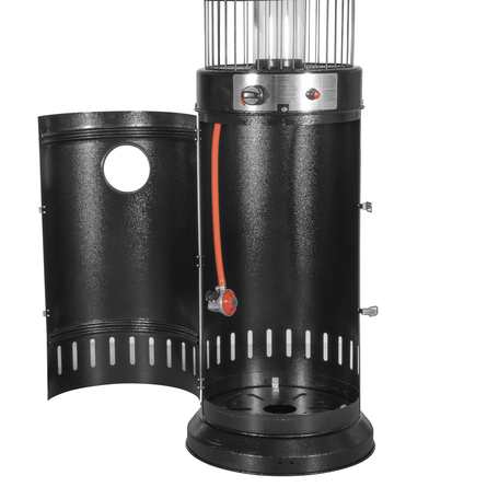 Dellonda Gas Patio Heater 13kW for Commercial & Domestic Use, Black - DG124 - DG124 - Sealey Tools UK - Workshop Tool Storage