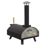 Dellonda Portable Wood - Fired 14" Pizza Oven and Smoking Oven, Black/Stainless Steel - DG10 - DG10 - Sealey Tools UK - Workshop Tool Storage