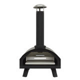 Dellonda Portable Wood - Fired 14" Pizza Oven and Smoking Oven, Black/Stainless Steel - DG10 - DG10 - Sealey Tools UK - Workshop Tool Storage
