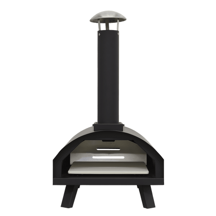 Dellonda Portable Wood - Fired 14" Pizza Oven and Smoking Oven, Black/Stainless Steel - DG10 - DG10 - Sealey Tools UK - Workshop Tool Storage