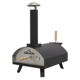 Dellonda Portable Wood - Fired 14" Pizza Oven and Smoking Oven, Black/Stainless Steel - DG10 - DG10 - Sealey Tools UK - Workshop Tool Storage