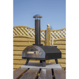 Dellonda Portable Wood - Fired 14" Pizza Oven and Smoking Oven, Black/Stainless Steel - DG10 - DG10 - Sealey Tools UK - Workshop Tool Storage
