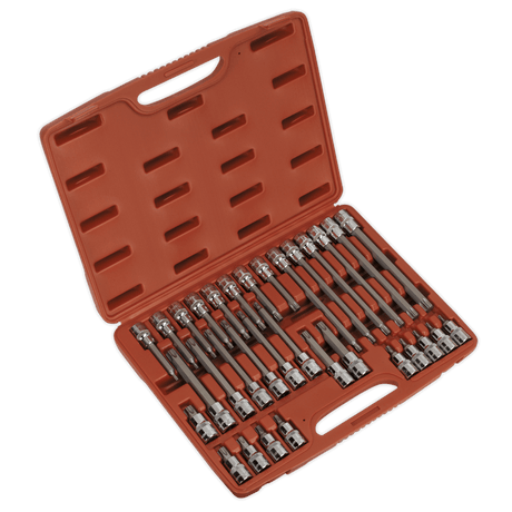 Premier AK2194 32pc 1/2"Sq Drive TRX - Star* Socket Bit Set - AK2194 - Sealey Tools UK - Workshop Tool Storage