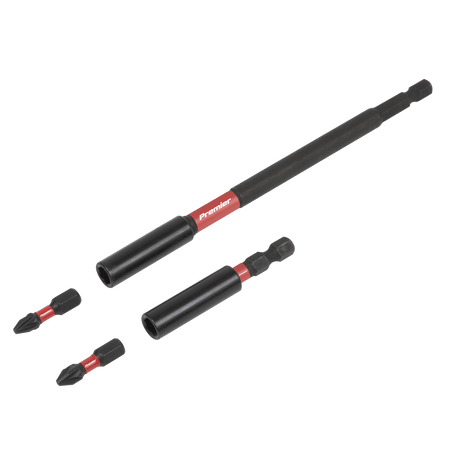 Premier AK8276 4pc Impact Grade Power Tool Bit Holder Set - AK8276 - Sealey Tools UK - Workshop Tool Storage