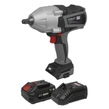 Premier CP20VXIWKIT 20V 4Ah SV20 Series Cordless Impact Wrench Kit - CP20VXIWKIT - Sealey Tools UK - Workshop Tool Storage