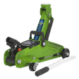 Sealey 1050CXHV Trolley Jack 2tonne Short Chassis - Hi - Vis - 1050CXHV - Sealey Tools UK - Workshop Tool Storage