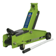 Sealey 1153CXHV Trolley Jack 3tonne Long Chassis Heavy - Duty Hi - Vis - 1153CXHV - Sealey Tools UK - Workshop Tool Storage