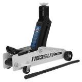 Sealey 1153SUV Long Chassis High Lift SUV Trolley Jack 3tonne - 1153SUV - Sealey Tools UK - Workshop Tool Storage