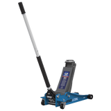 Sealey 2001LEBL Trolley Jack 2.25tonne Low Entry Rocket Lift Blue - 2001LEBL - Sealey Tools UK - Workshop Tool Storage
