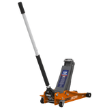 Sealey 2001LEOR Trolley Jack 2.25tonne Low Entry Rocket Lift Orange - 2001LEOR - Sealey Tools UK - Workshop Tool Storage