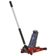 Sealey 2001LERE Trolley Jack 2.25tonne Low Entry Rocket Lift Red - 2001LERE - Sealey Tools UK - Workshop Tool Storage