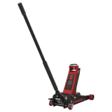 Sealey 2501LE Trolley Jack 2.5tonne Low Entry with Rocket Lift - 2501LE - Sealey Tools UK - Workshop Tool Storage